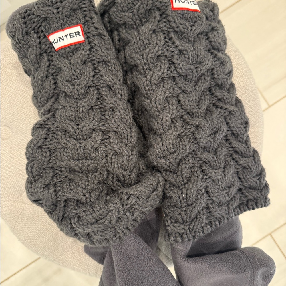 Hunter Charcoal Knit Boot Accessories